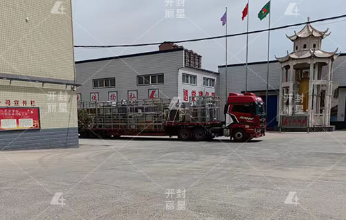 鸿发国际发往鹤壁日产六吨方便粉丝烘干线