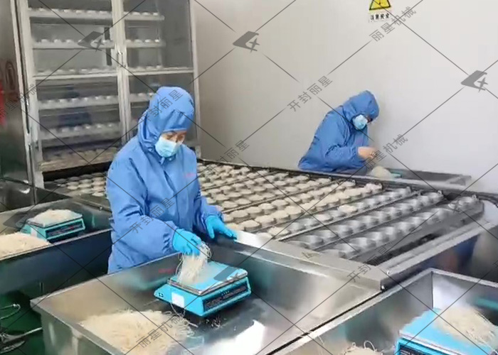走进河北客户场地，见证丽星酸辣粉生产线试机运行